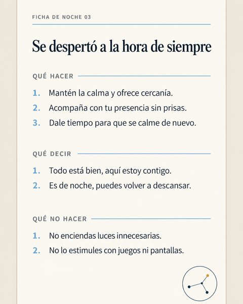 Ficha de noche