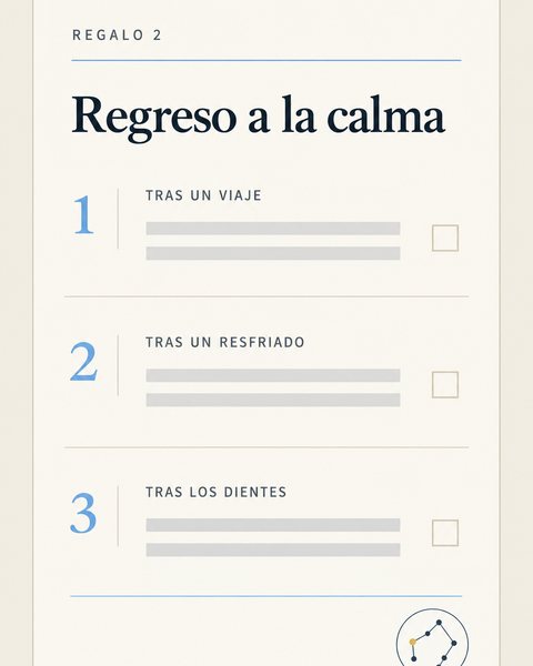 Regalo 2: regreso a la calma